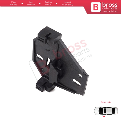 Window Regulator Repair Clips Bracket Front Left for VW Transporter T4 MK4 Eurovan Caravelle 1990-2003 7D0959801