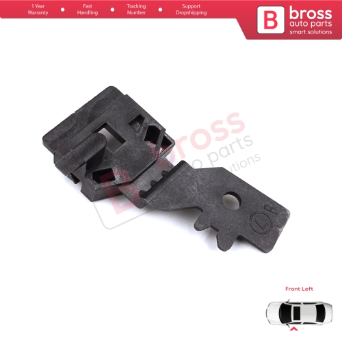 Window Regulator Repair Clips 1 Front Left for Nissan Primera P12 WP12 2001-2008 Qashqai MK1 J10 NJ10 JJ10E 2006-2013 80771AV601...